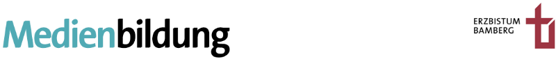 Schriftzug im Kopf der Homepage der Medienbildung mit Verlinkung zur Statrtseite